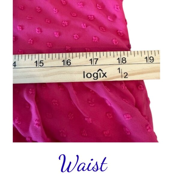 Sandra Darren Pink Textured Sleeveless Dress – Size M NWT - Picture 7 of 8